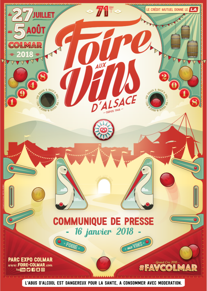 conférence presse en direct pour la foire aux vins